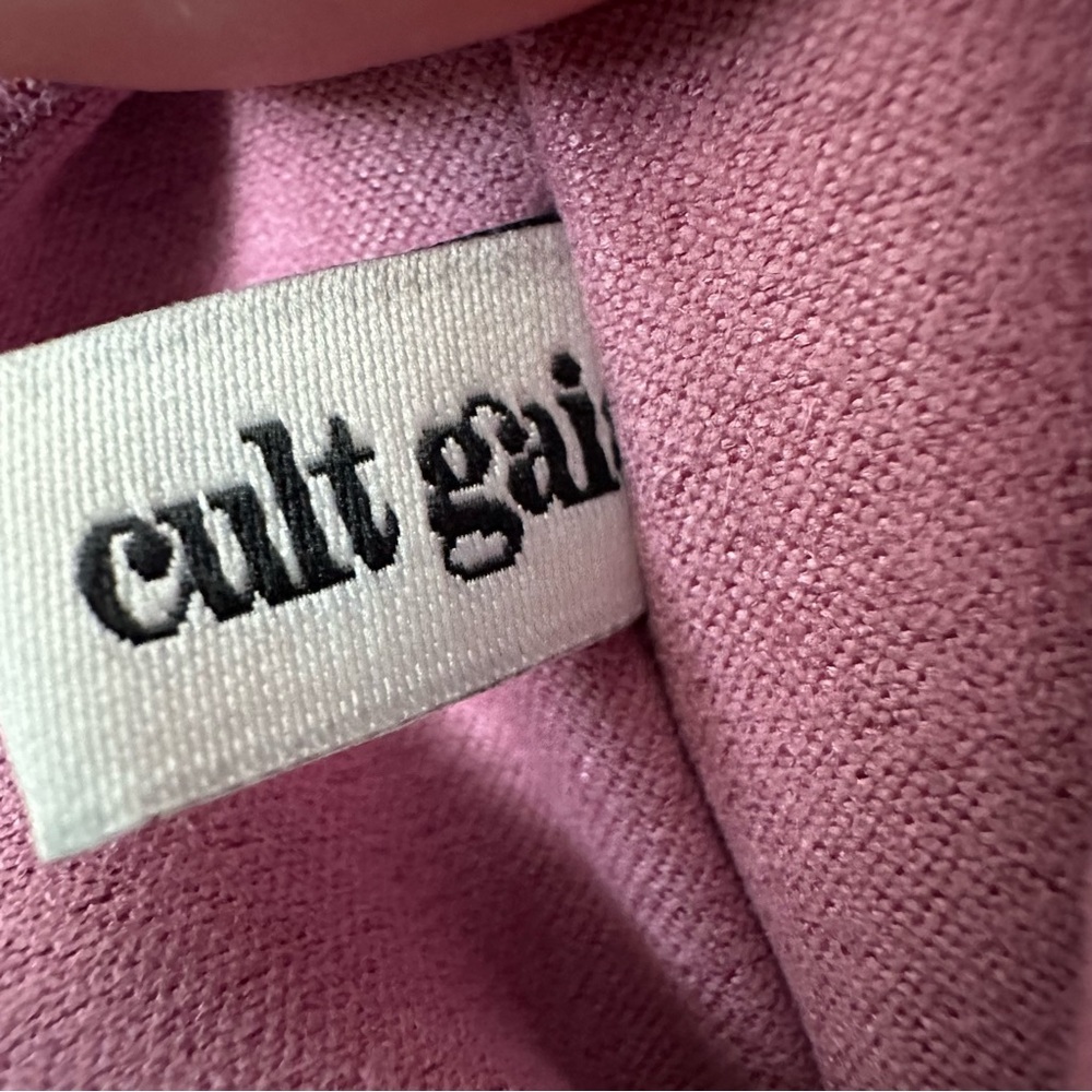 NWOT Cult Gaia HERA SHOULDER BAG Pink - Picture 9 of 10